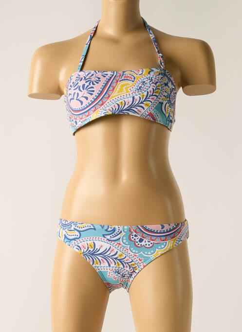 Maillot de bain 2 pièces bralettes bleu DAG ADOM fille