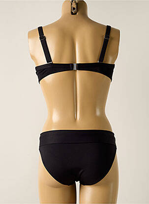 Maillot de bain 2 pièces stretch haut soutien-gorge moulé noir SUN PLAYA femme