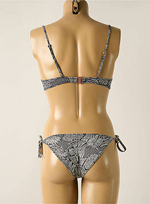 Maillot de bain 2 pièces stretch haut soutien-gorge moulé noir SKINY femme