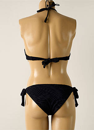 Maillot de bain 2 pièces stretch haut soutien-gorge push-up noir YSABEL MORA femme