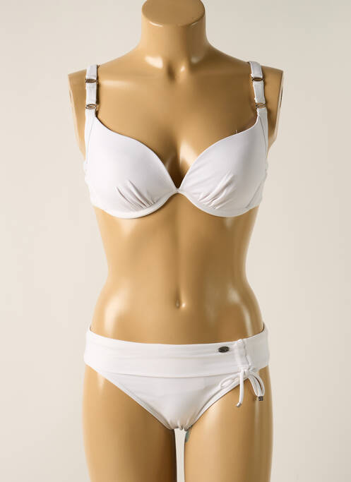 Maillot de bain 2 pièces blanc SUN PLAYA pour femme