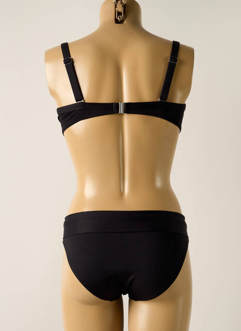 Maillot de bain 2 pièces stretch haut soutien-gorge moulé noir SUN PLAYA femme