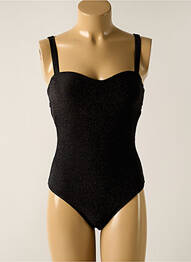 Maillot de bain 1 pièce haut bandeau haut bandeau noir DAG ADOM femme