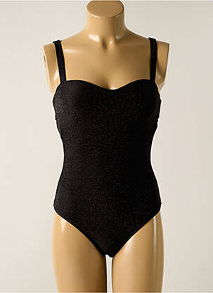 Maillot de bain 1 pièce haut bandeau haut bandeau noir DAG ADOM femme
