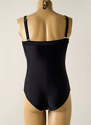 Maillot de bain 1 pièce bretelles élastiquées amovibles haut bandeau noir SUN PROJECT femme