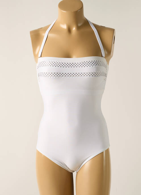 Maillot de bain 1 pièce blanc TESSY pour femme