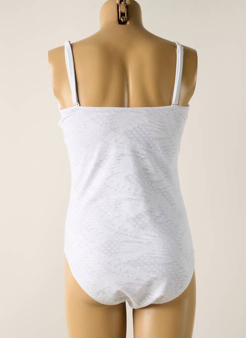 Maillot de bain 1 pièce blanc YSABEL MORA pour femme