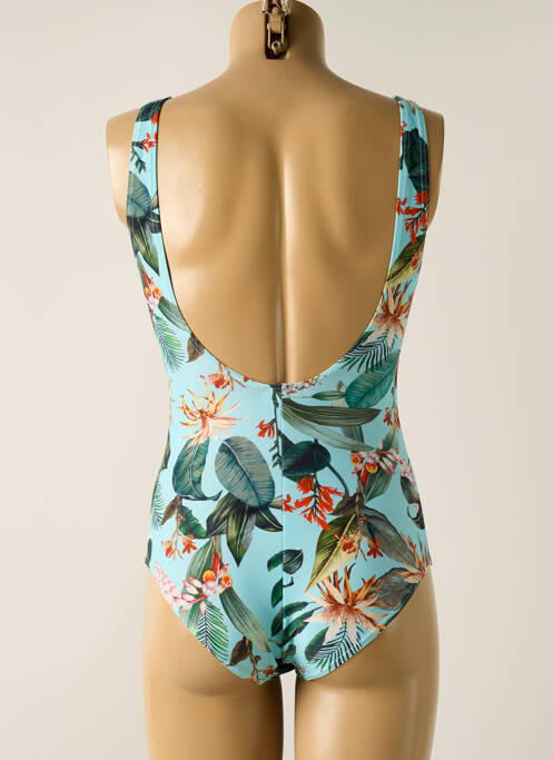 Maillot de bain 1 pièce bleu LAGON BLEU pour femme