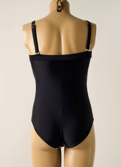 Maillot de bain 1 pièce bretelles élastiquées amovibles haut bandeau noir SUN PROJECT femme