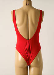 Maillot de bain 1 pièce rouge SALÉE pour femme seconde vue