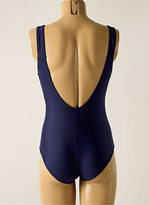 Maillot de bain 1 pièce imprimé fantaisie haut soutien-gorge balconnet bleu LAGON BLEU femme