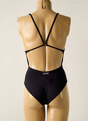 Maillot de bain 1 pièce stretch haut soutien-gorge avec mousse de rembourrage amovible noir BORABORA femme