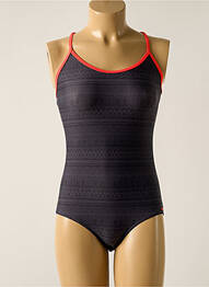 Maillot de bain 1 pièce stretch gris PROTEST fille