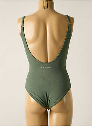 Maillot de bain 1 pièce stretch vert PROTEST fille