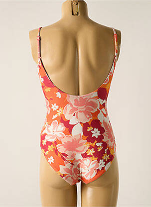 Maillot de bain 1 pièce stretch orange SEAFOLLY fille