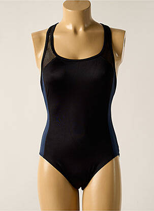 Maillot de bain 1 pièce bretelles élastiquées ajustables noir OLYMPIA femme