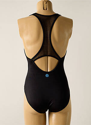 Maillot de bain 1 pièce bretelles élastiquées ajustables noir OLYMPIA femme