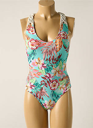 Maillot de bain 1 pièce haut soutien-gorge moulé haut soutien-gorge moulé bleu YSABEL MORA femme