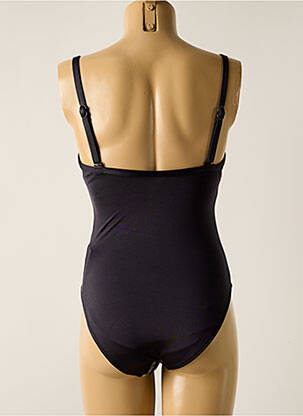 Maillot de bain 1 pièce imprimé fantaisie haut soutien-gorge moulé noir SEAFOLLY femme