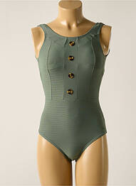 Maillot de bain 1 pièce haut soutien-gorge moulé haut soutien-gorge moulé vert PROTEST femme