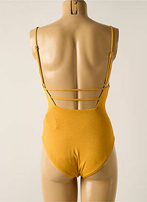 Maillot de bain 1 pièce haut soutien-gorge moulé haut soutien-gorge moulé jaune SEAFOLLY femme