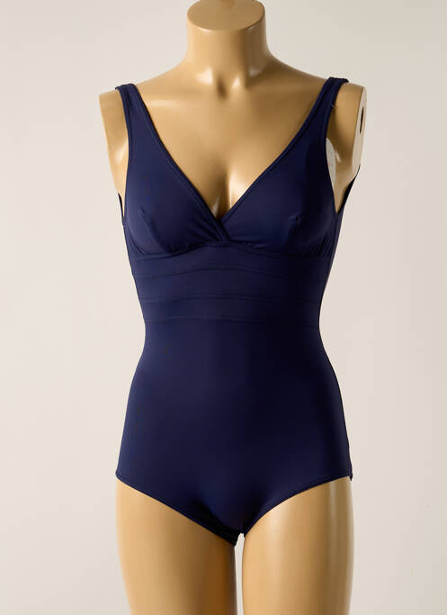 Maillot de bain 1 pièce bleu PLAGE DU SUD pour femme