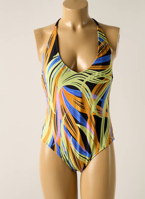 Maillot de bain 1 pièce jaune BORABORA pour femme