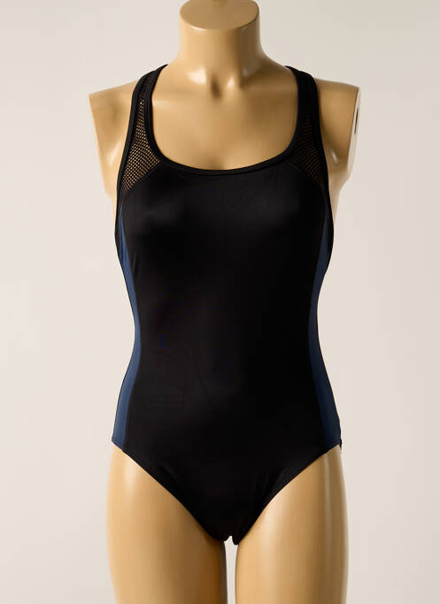 Maillot de bain 1 pièce bretelles élastiquées ajustables noir OLYMPIA femme