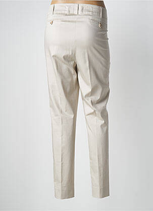 Pantalon chino tissage popeline taille normale beige WEINBERG femme