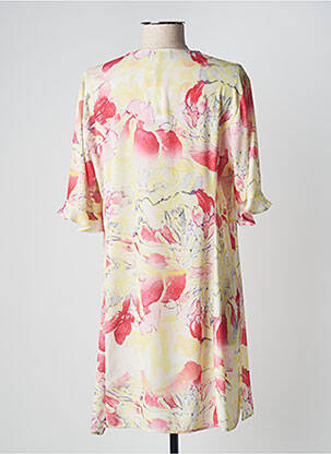 Tunique manches courtes tissage crêpe jaune WEINBERG femme