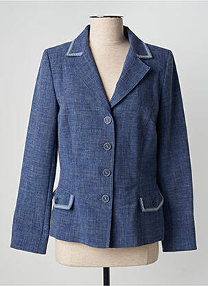 Blazer poches bleu WEINBERG femme