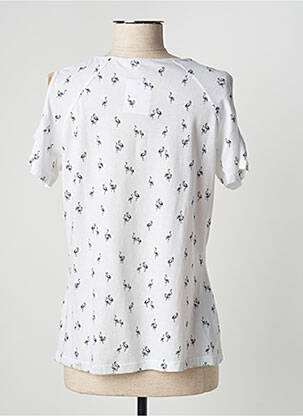 T-shirt stretch manches courtes bleu TERRE DE FÉES femme