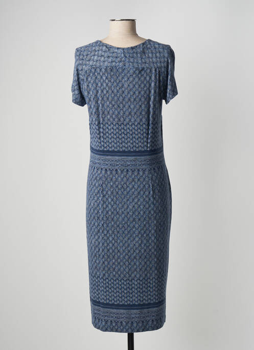 Robe mi-longue bleu PAUPORTÉ pour femme