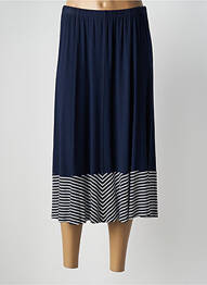 Jupe longue taille haute bleu PAUPORTÉ femme