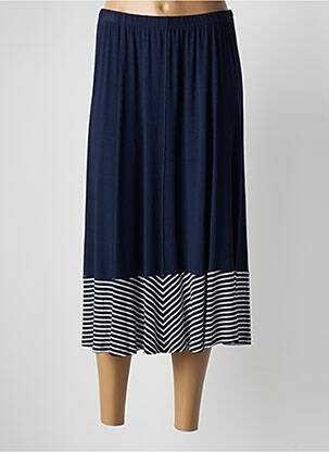 Jupe longue taille haute bleu PAUPORTÉ femme