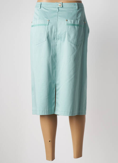 Jupe mi-longue bleu WEINBERG pour femme