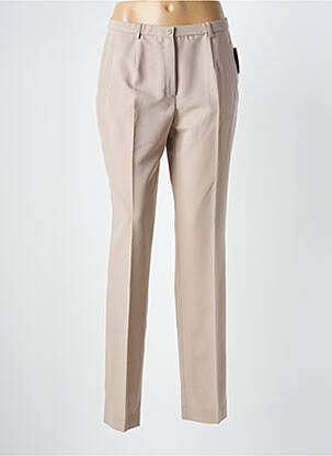 Pantalon slim poches taille haute beige PAUPORTÉ femme