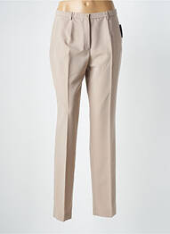Pantalon slim poches taille haute beige PAUPORTÉ femme