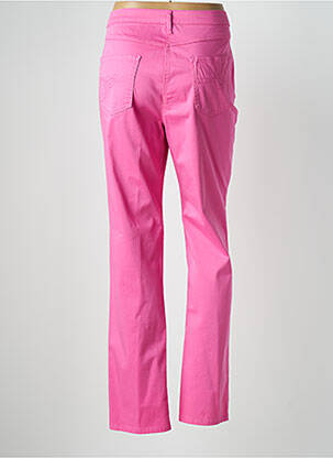 Pantalon slim tissage popeline taille normale rose PAUPORTÉ femme