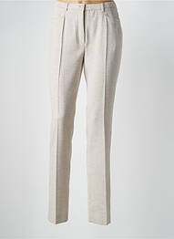 Pantalon slim poches taille haute beige PAUPORTÉ femme