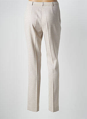 Pantalon slim poches taille haute beige PAUPORTÉ femme