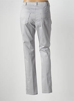 Pantalon slim tissage popeline taille normale gris PAUPORTÉ femme