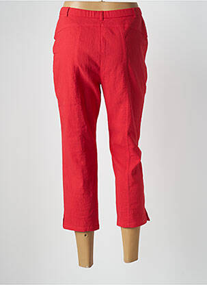Pantacourt taille haute taille haute rouge PAUPORTÉ femme