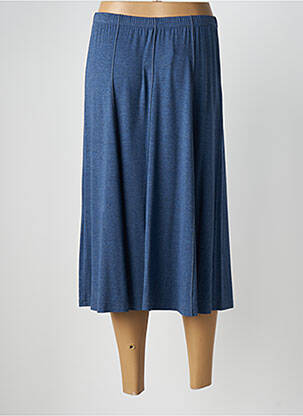 Jupe mi-longue stretch bleu PAUPORTÉ femme