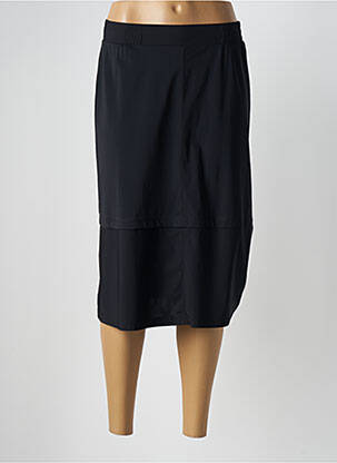 Jupe mi-longue taille haute noir PAUPORTÉ femme