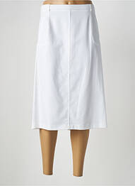 Jupe mi-longue coupe évasée blanc PAUPORTÉ femme
