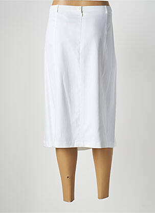 Jupe mi-longue coupe évasée blanc PAUPORTÉ femme