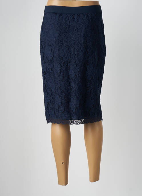 Jupe mi-longue bleu PAUPORTÉ pour femme