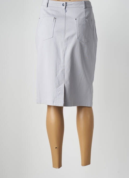 Jupe mi-longue gris WEINBERG pour femme