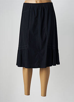 Jupe mi-longue coupe évasée noir PAUPORTÉ femme